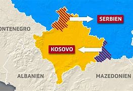 Image result for Kosovo and Serbian Borders