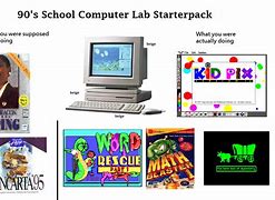 Image result for 90s School Computer