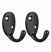 Image result for black wall hook for coat