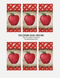 Image result for Free Printable Apple Tags