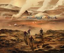 Image result for Science Fiction Mars Colony