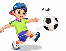 Image result for Soccer Player Kicking Ball Clip Art