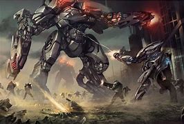 Image result for Futuristic Battle Robot