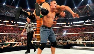 Image result for Rock vs Cena Wresltmania 28