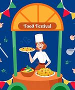 Image result for Food Festival Cartoon