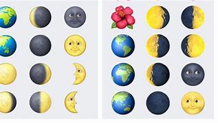 Image result for iPhone Moon. Emoji