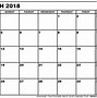 Image result for Calender for March 2018