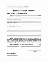 Image result for Power of Attorney Form Template