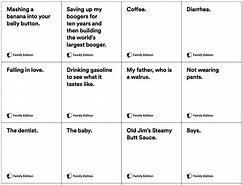 Image result for Cards Against Humanity List