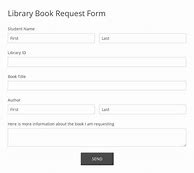 Image result for Library Form