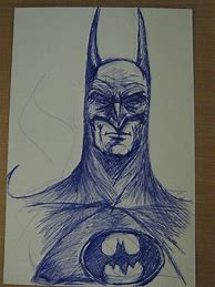 Image result for Batman Sketch Using Ball Pen