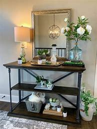 Image result for Foyer Table Decorating Ideas