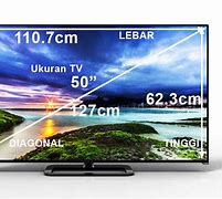 Image result for Ukuran TV 50 Inch Di Ruang Tamu