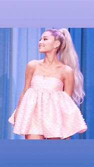 Image result for Ariana Grande Pink Dress
