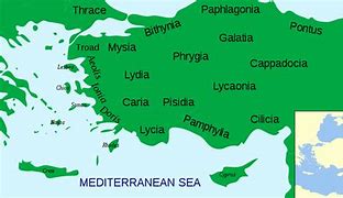 Image result for Map of Asia Minor in 5th Century