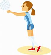 Image result for Men's Volleyball Cartoon
