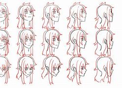 Image result for Anime Head and Hair