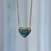 Image result for Blue Heartbeat Necklace