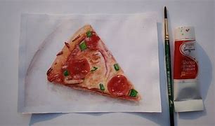 Image result for Pizza Painting Photo Realism