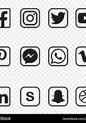 Image result for Social Media Logos Black and White