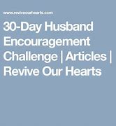 Image result for Revive Our Hearts 30-Day Husband Challenge