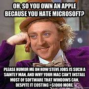 Image result for Funny Apple Microsoft Memes