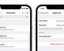 Image result for iOS Saved Passwords