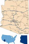 Image result for Easy to Fold Arizona Road Map