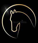 Image result for Gold Horse Head Logo