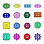 Image result for Colour Full Button