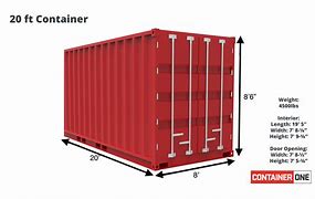 Image result for 20 Foot Container Dimensions