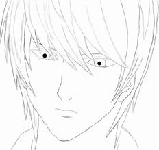 Image result for Death Note Kira Line Art