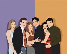 Image result for Friends TV Show Digital Art