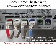 Image result for Sony Speaker Wire