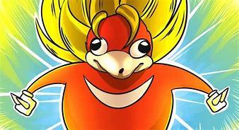 Image result for Knuckles Do You Know the Way Red Background
