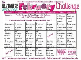Image result for February Workout Challenge