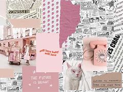 Image result for Pink Wallpaper Collage Laptop Les