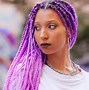 Image result for Pink and Purple Box Braids