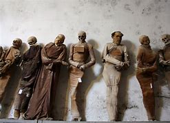 Image result for Mummies in Catacombs Italy