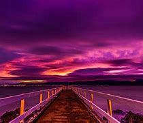 Image result for Purple Sunset Over Clouds