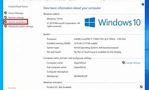 Image result for Create a System Restore Point in Windows 10