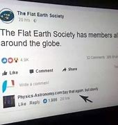 Image result for Flat Earth Anti Meme