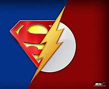 Image result for Superman and Flash around the World