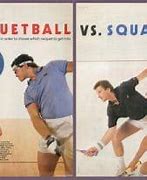 Image result for Squash vs Racquetball