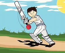 Image result for Boy Playing Cricket Clip Art