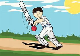 Image result for Boy Playing Cricket Clip Art