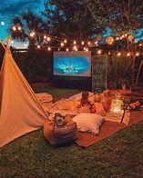 Image result for Outdoor Movie Screen