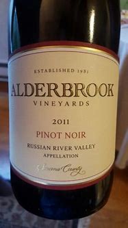 Bildergebnis für Alderbrook Pinot Noir Russian River Valley