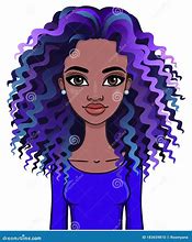 Image result for Galaxy Hair Curly