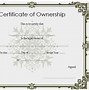 Image result for Certificate of Ownership Template